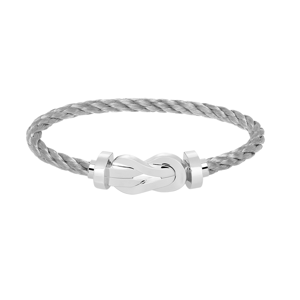 [Regal Gem]CHANCE LARGE 8 FIGURE BUCKLE NO DIAMOND BRACELET SILVER