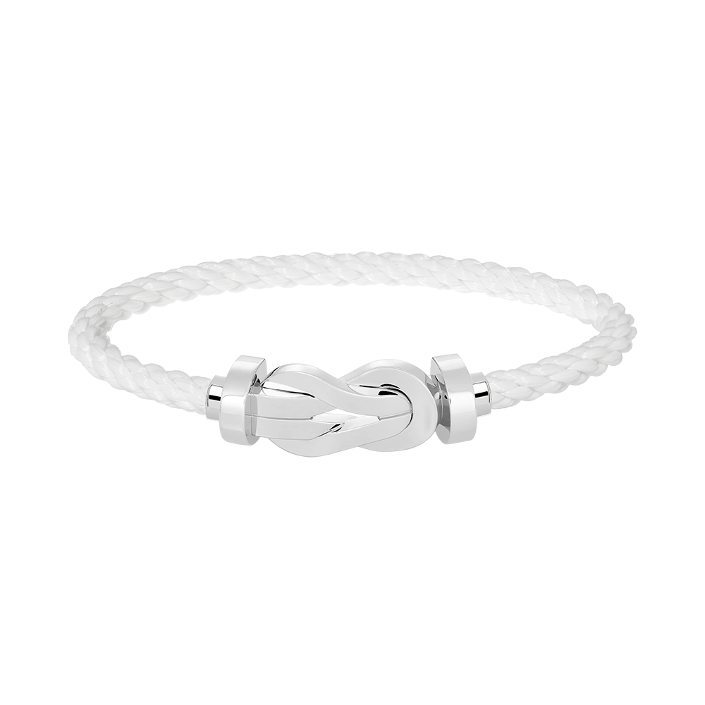 [Regal Gem]CHANCE LARGE 8 FIGURE BUCKLE NO DIAMOND BRACELET SILVER