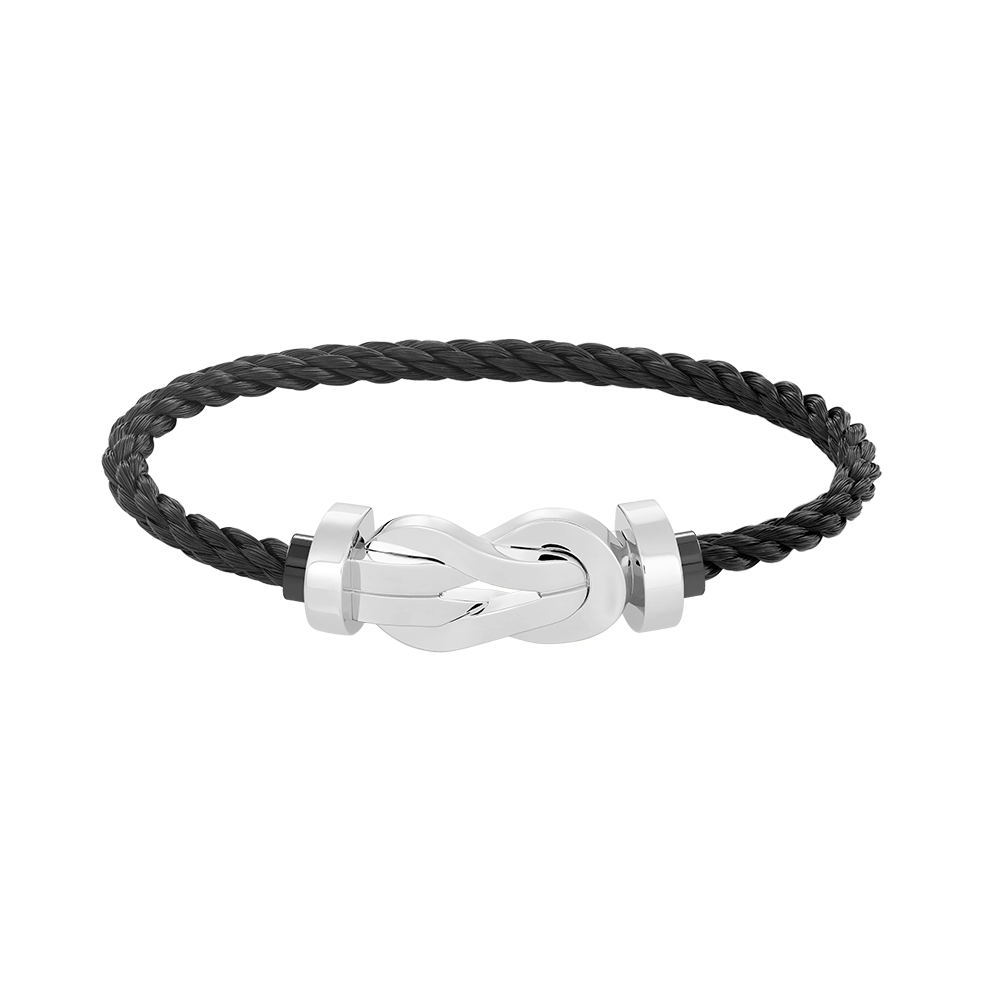 [Regal Gem]CHANCE LARGE 8 FIGURE BUCKLE NO DIAMOND BRACELET SILVER