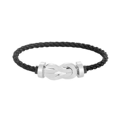 [Regal Gem]CHANCE LARGE 8 FIGURE BUCKLE NO DIAMOND BRACELET SILVER