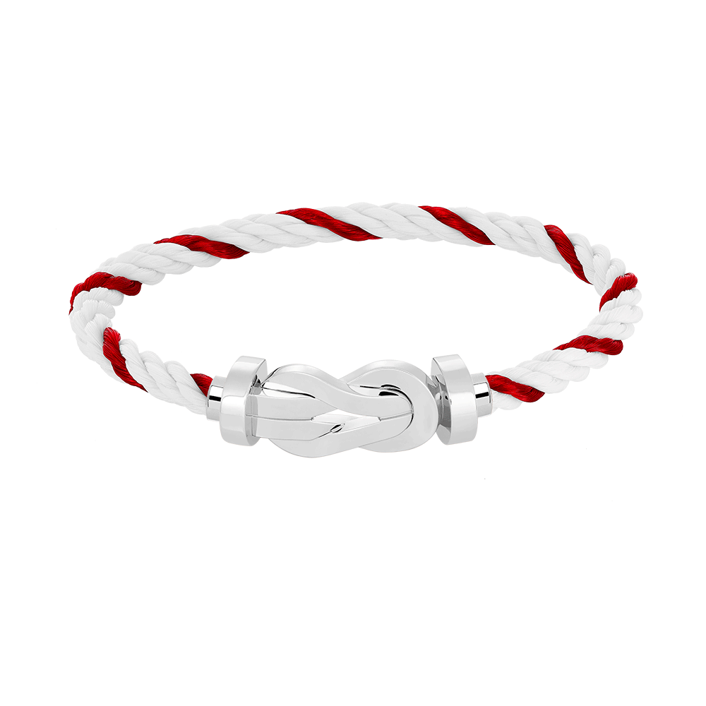 [Regal Gem]CHANCE LARGE 8 FIGURE BUCKLE NO DIAMOND BRACELET SILVER
