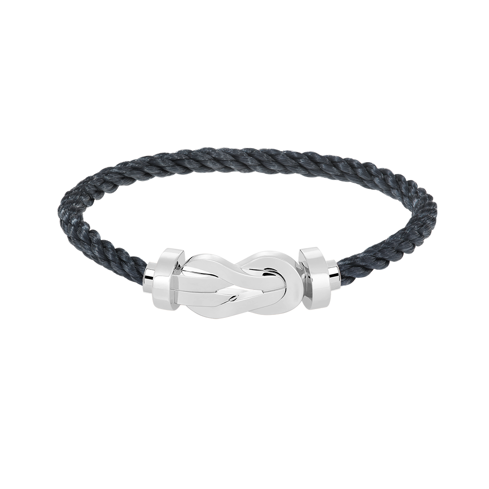 [Regal Gem]CHANCE LARGE 8 FIGURE BUCKLE NO DIAMOND BRACELET SILVER