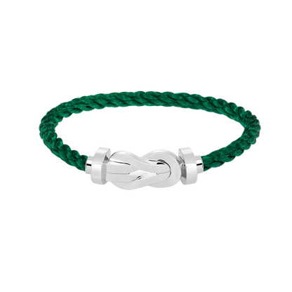 [Regal Gem]CHANCE LARGE 8 FIGURE BUCKLE NO DIAMOND BRACELET SILVER