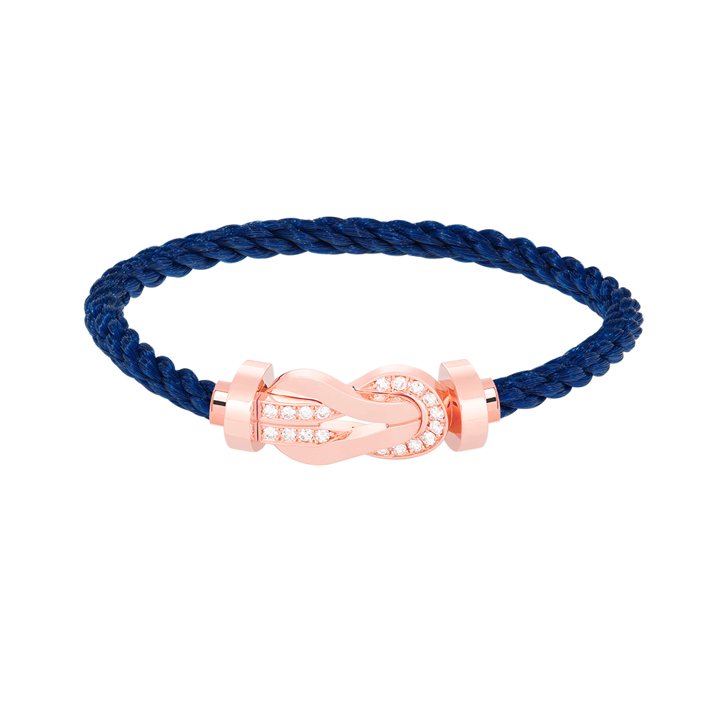 [Regal Gem]CHANCE LARGE 8 FIGURE BUCKLE HALF DIAMOND BRACELET Regal Gem GOLD