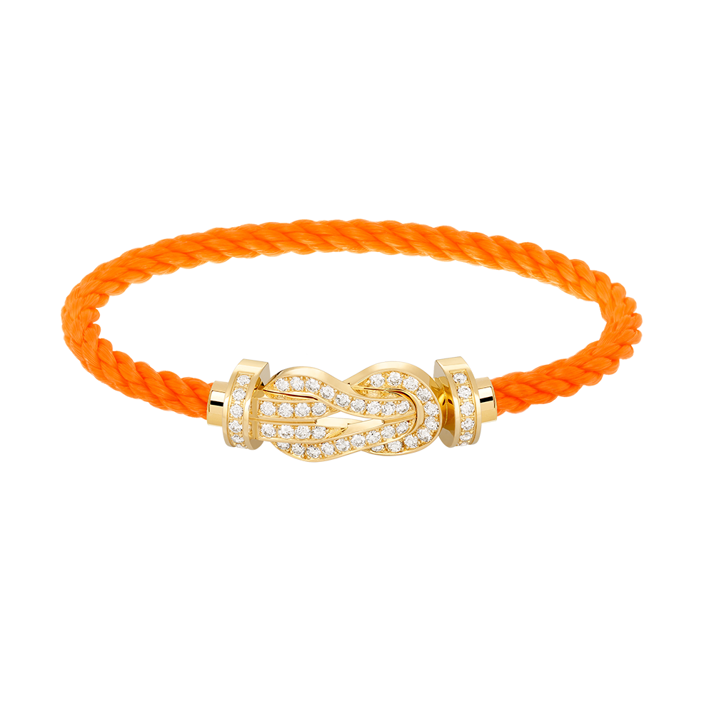 [Regal Gem]CHANCE LARGE 8 FIGURE BUCKLE FULLDIAMOND BRACELET GOLD
