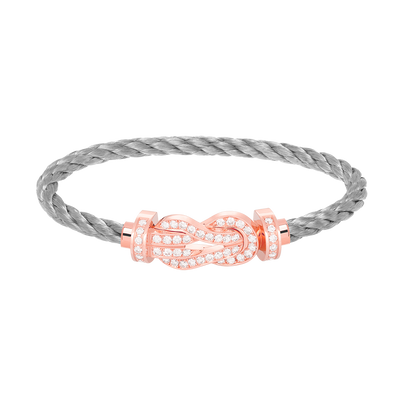 [Regal Gem]CHANCE LARGE 8 FIGURE BUCKLE FULL DIAMOND BRACELET Regal Gem GOLD