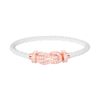 [Regal Gem]CHANCE LARGE 8 FIGURE BUCKLE FULL DIAMOND BRACELET Regal Gem GOLD