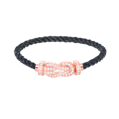 [Regal Gem]CHANCE LARGE 8 FIGURE BUCKLE FULL DIAMOND BRACELET Regal Gem GOLD