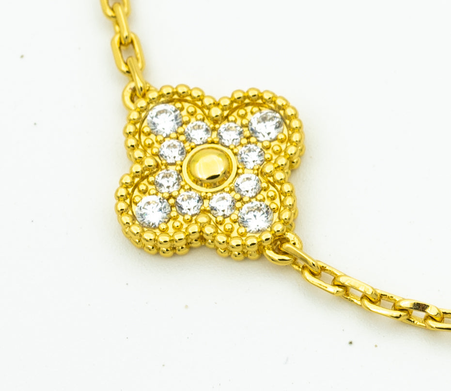 [Regal Gem] CLOVER 5 MOTIF LASER BRACELET COLLECTION
