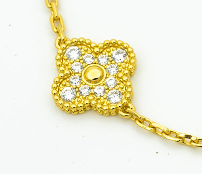 [Regal Gem] CLOVER 5 MOTIF LASER BRACELET COLLECTION