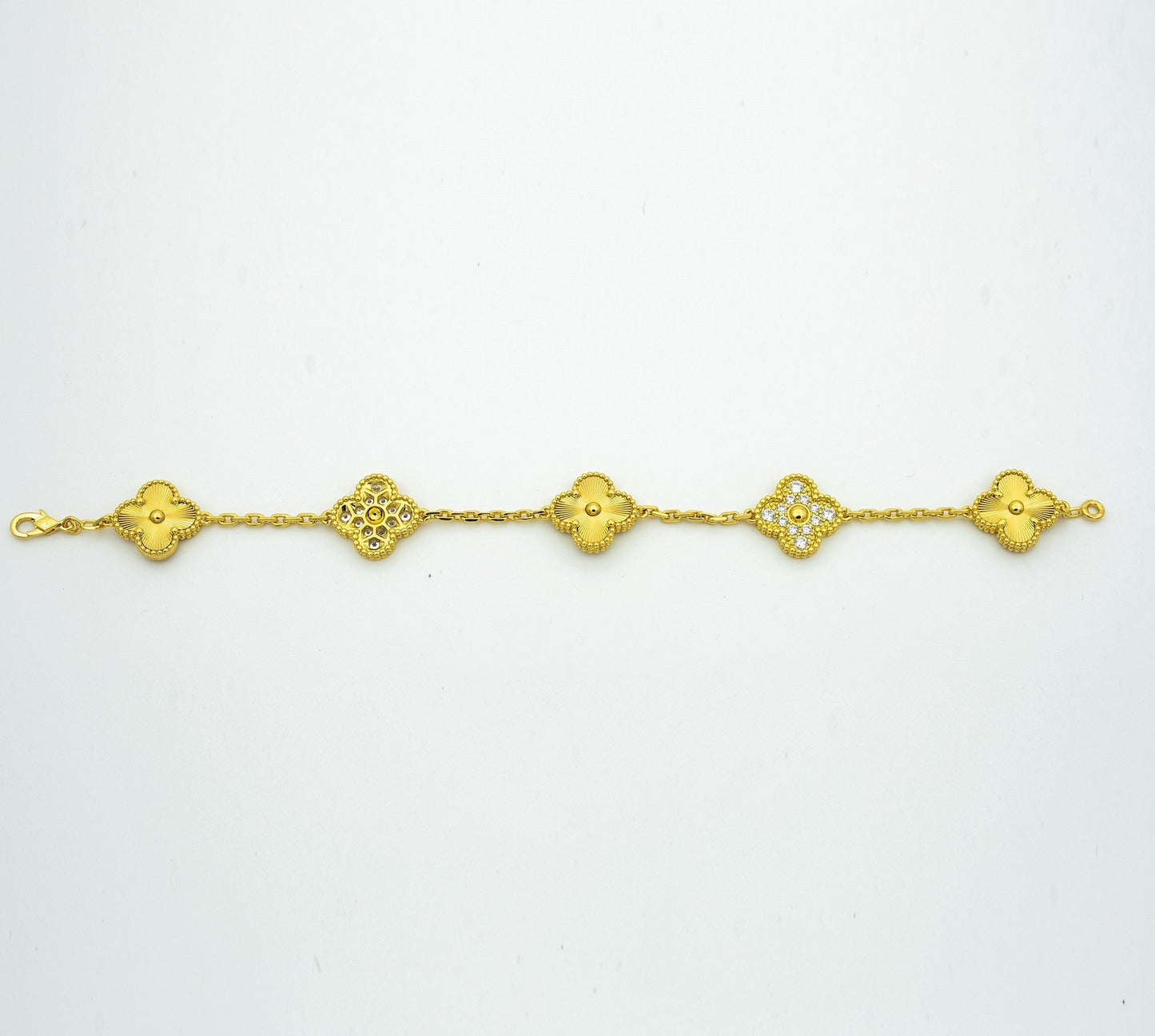 [Regal Gem] CLOVER 5 MOTIF LASER BRACELET COLLECTION