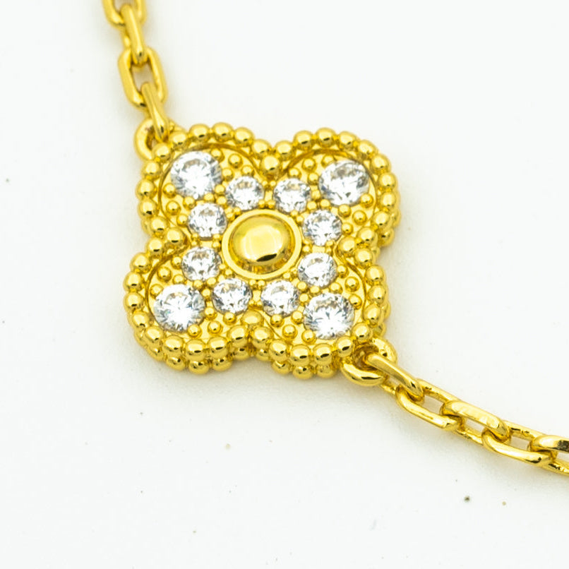 [Regal Gem] CLOVER 5 MOTIF LASER BRACELET COLLECTION