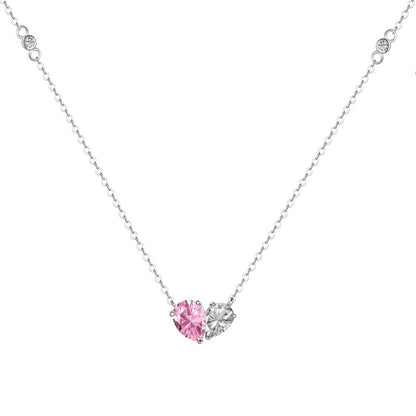 [Regal Gem Jewelry]Unique Heart Shape Necklace