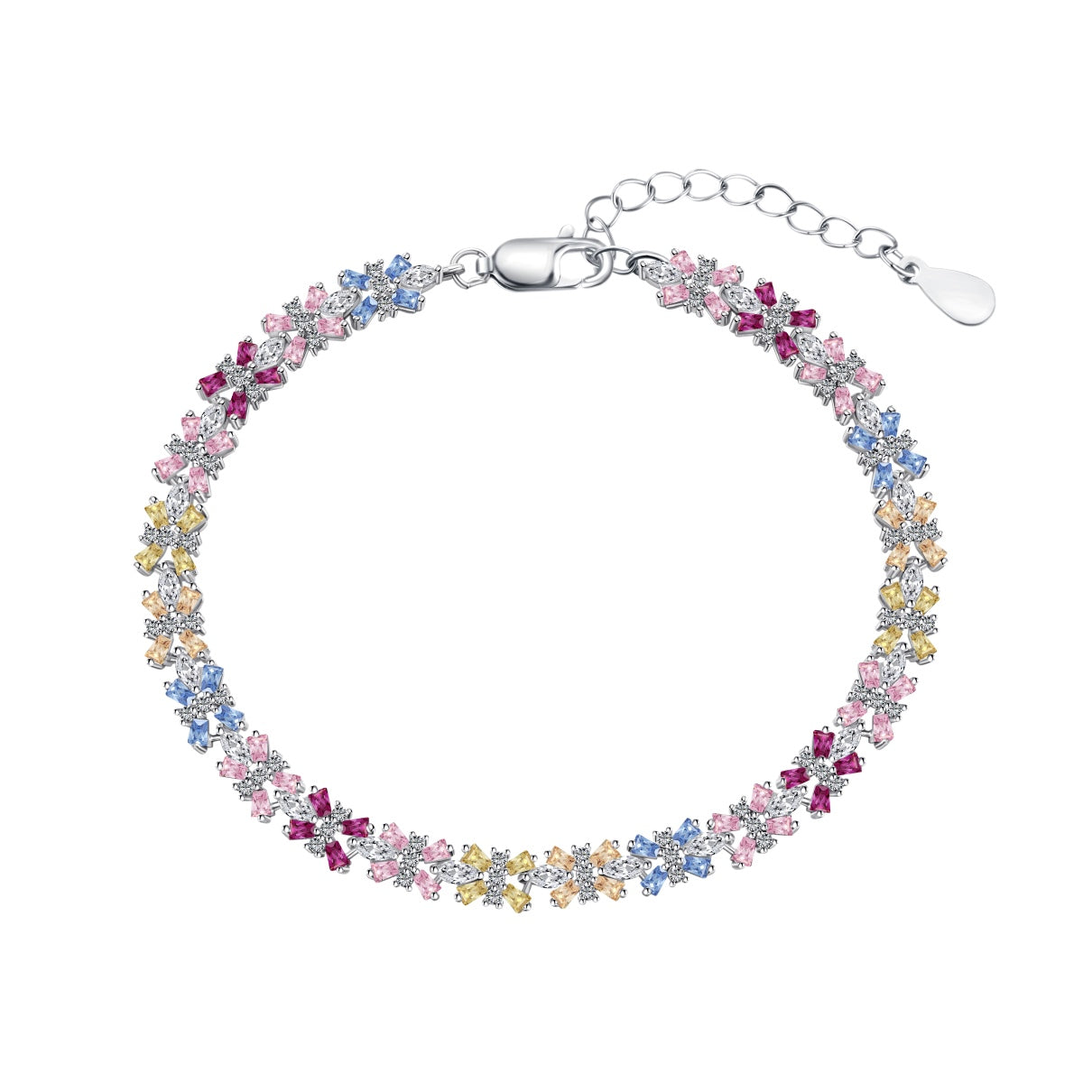 [Regal Gem Jewelry]Unique Colorful Butterfly Shape Party Bracelet