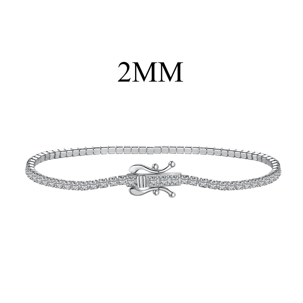 [Regal Gem Jewelry]Radiant Colorful Round Cut Party Bracelet