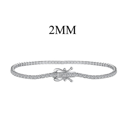 [Regal Gem Jewelry]Radiant Colorful Round Cut Party Bracelet