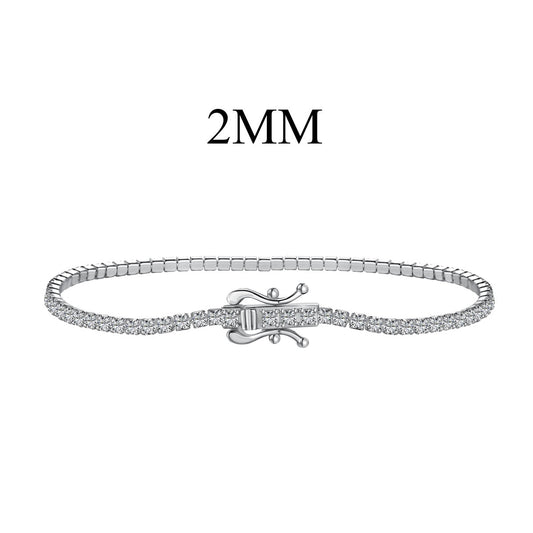 [Regal Gem Jewelry]Radiant Colorful Round Cut Party Bracelet