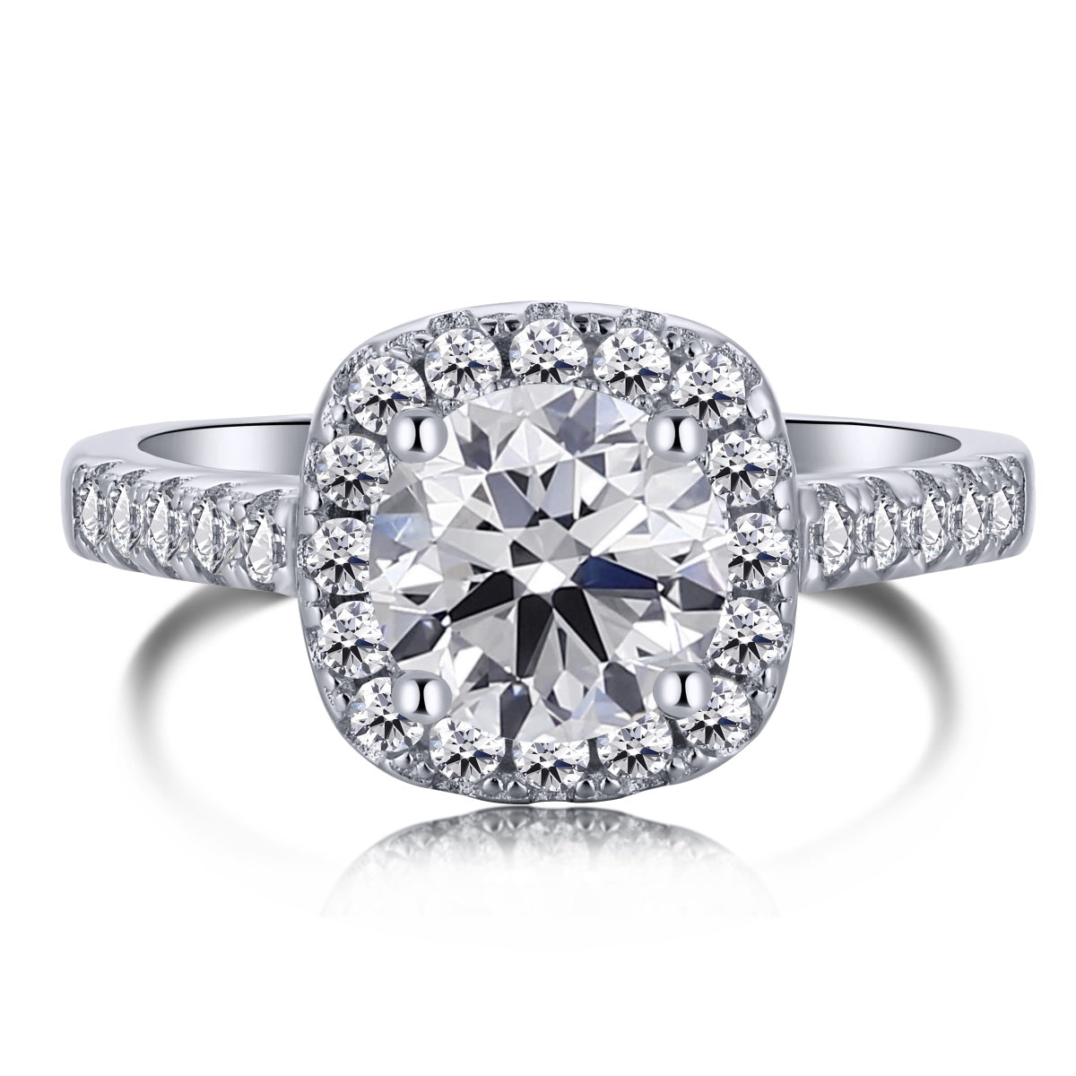 [Regal Gem Jewelry]Dazzling Resplendent Round Cut Wedding Ring
