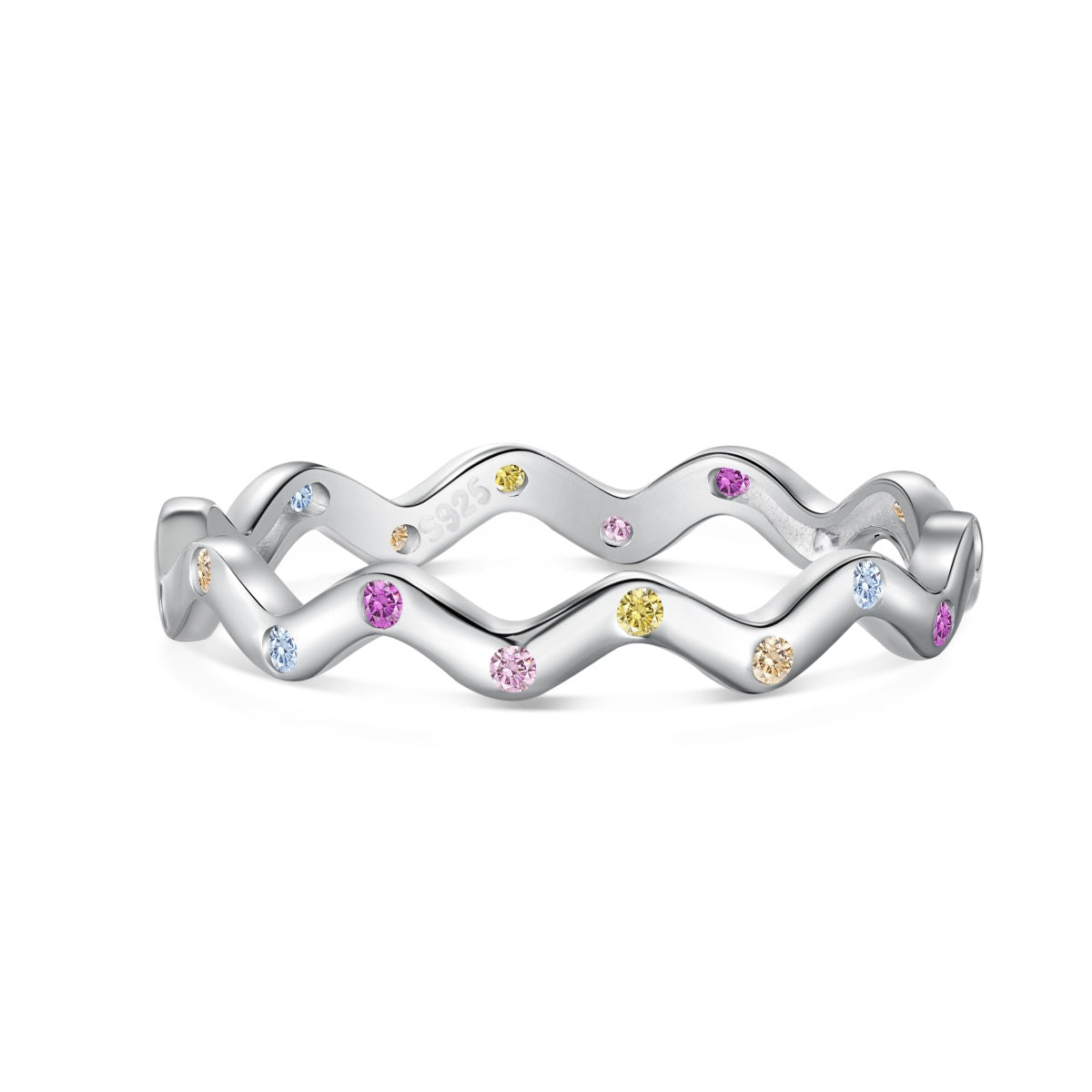 [Regal Gem Jewelry]Ornate Vibrant Round Cut Daily Ring