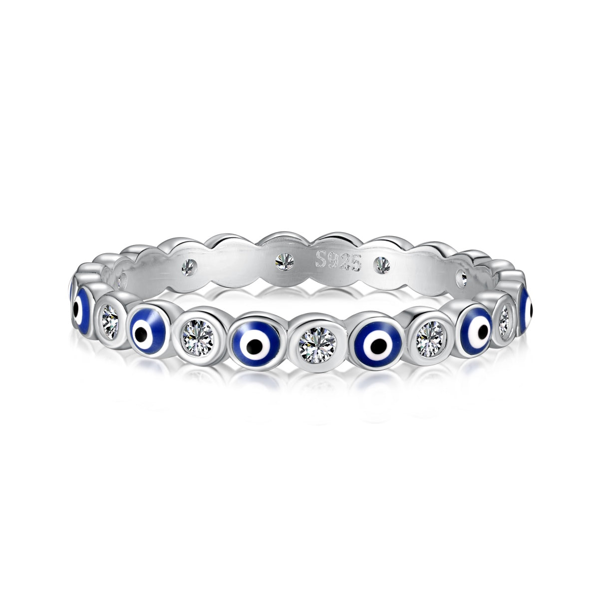 [Regal Gem Jewelry]Sparkling Vibrant Round Shape Daily Ring