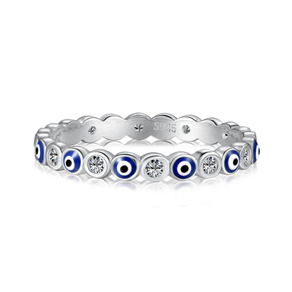 [Regal Gem Jewelry]Sparkling Vibrant Round Shape Daily Ring