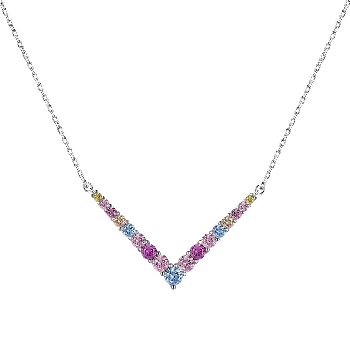 [Regal Gem Jewelry]Ornate Round Cut Necklace