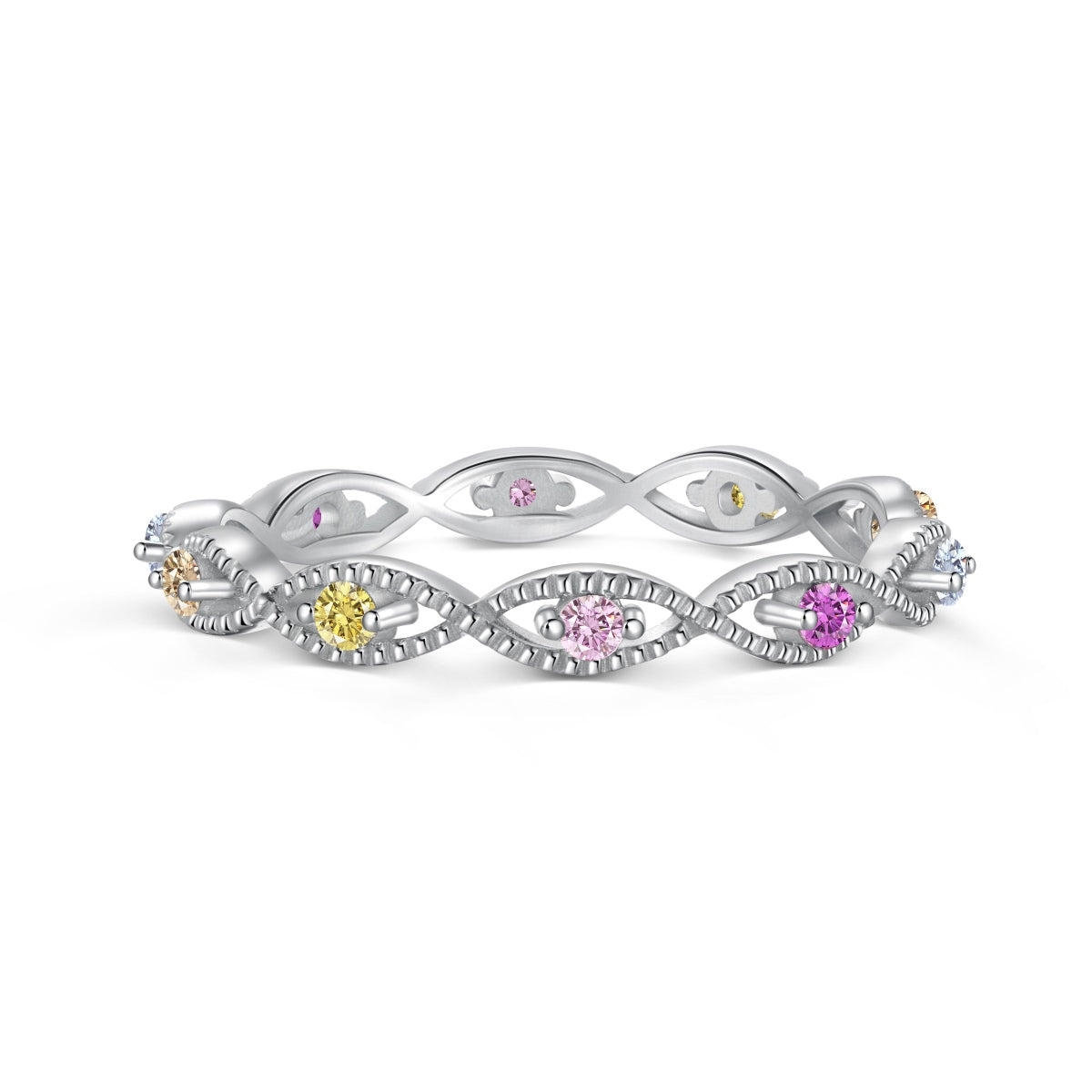 [Regal Gem Jewelry]Elegant Energetic Round Cut Daily Ring