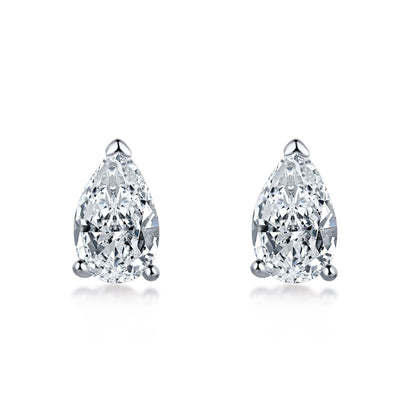 [Regal Gem Jewelry]Ornate Water Drop Shape Earrings