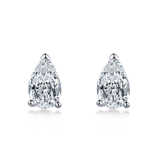 [Regal Gem Jewelry]Ornate Water Drop Shape Earrings