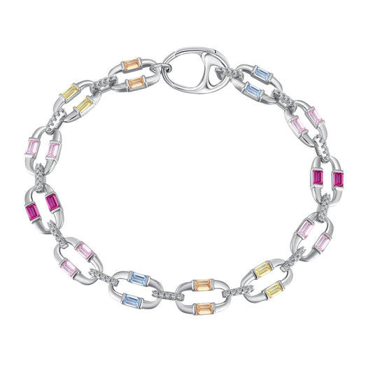 [Regal Gem Jewelry]Dazzling Colorful Daily Bracelet