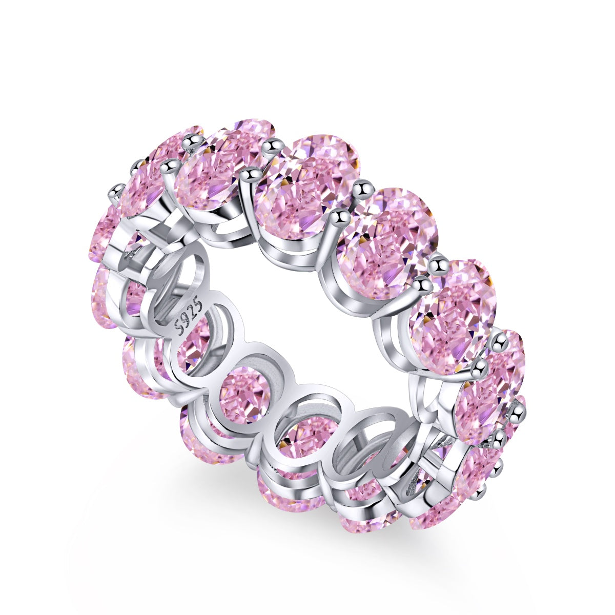 [Regal Gem Jewelry]Dainty Elongated Cushion Cut Tennis Ring