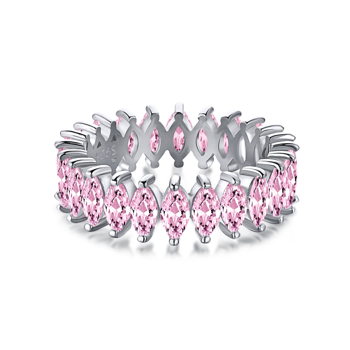 [Regal Gem Jewelry]Gorgeous Marquise Cut Tennis Ring