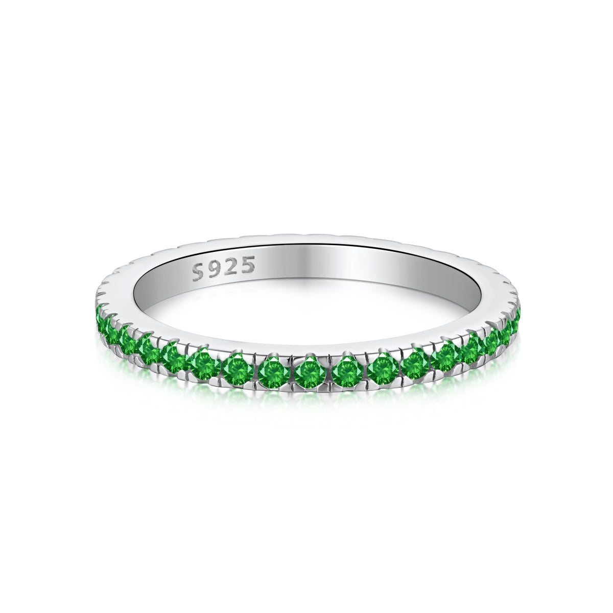 [Regal Gem Jewelry]Delicate Sparkling Round Cut Daily Ring