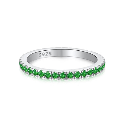 [Regal Gem Jewelry]Delicate Sparkling Round Cut Daily Ring