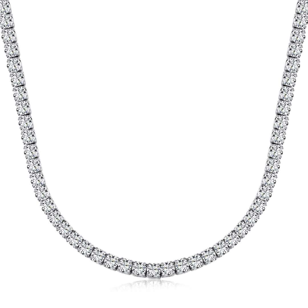 [Regal Gem Jewelry]Elegant Tennis Chain Necklace