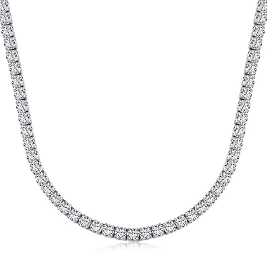 [Regal Gem Jewelry]Elegant Tennis Chain Necklace