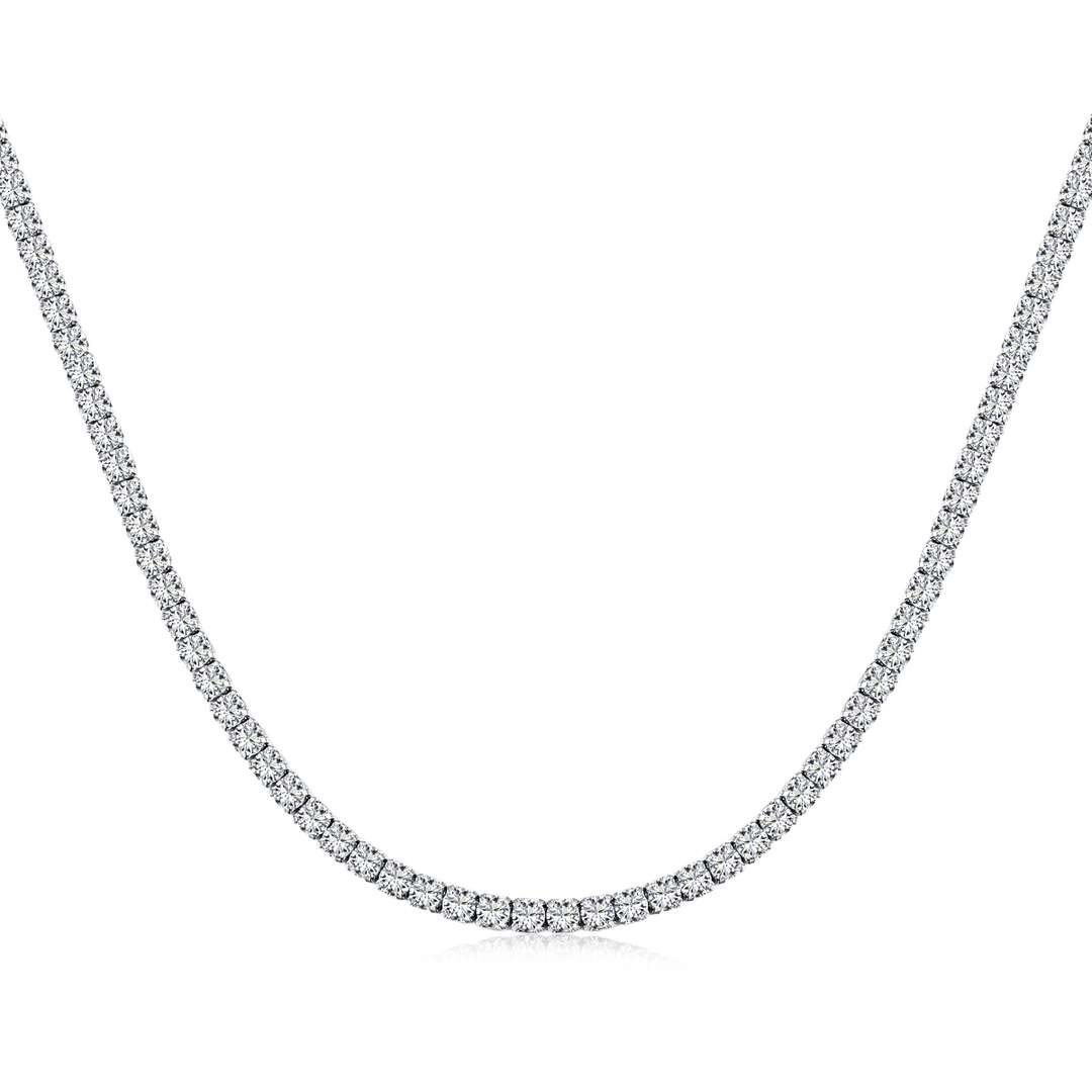 [Regal Gem Jewelry]Elegant Tennis Chain Necklace
