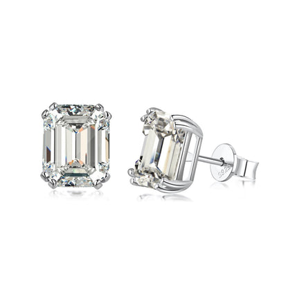 [Regal Gem Jewelry]Dazzling Square Shape Earrings