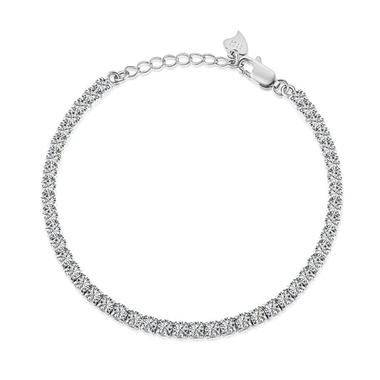 [Regal Gem Jewelry]Sparkling Round Cut Daily Bracelet