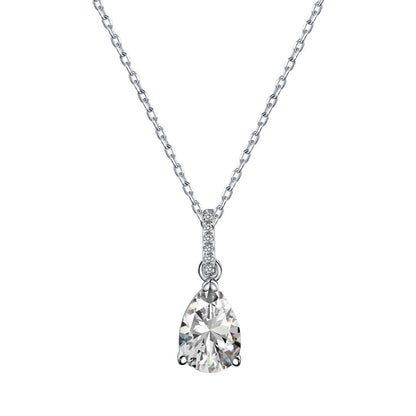 [Regal Gem Jewelry]Delicate Water Drop Shape Fashion Necklace