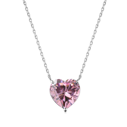 [Regal Gem Jewelry]6.0 carat Radiant Heart Shape Necklace
