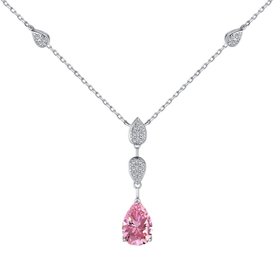 [Regal Gem Jewelry]Dazzling Pear Cut Necklace