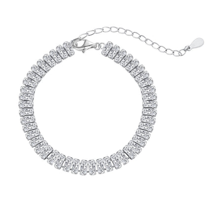 [Regal Gem Jewelry]Exquisite Emerald Cut Daily Bracelet