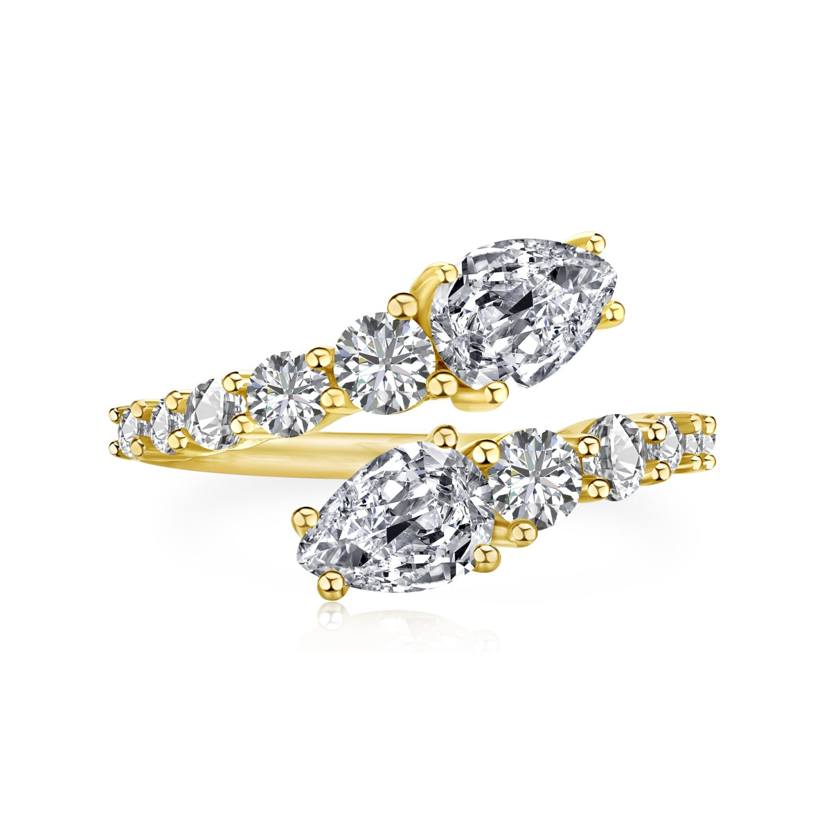 [Regal Gem Jewelry]Delicate Lively Snake Shape Daily Ring