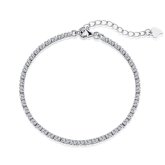 [Regal Gem Jewelry]Elegant Emerald Cut Daily Bracelet