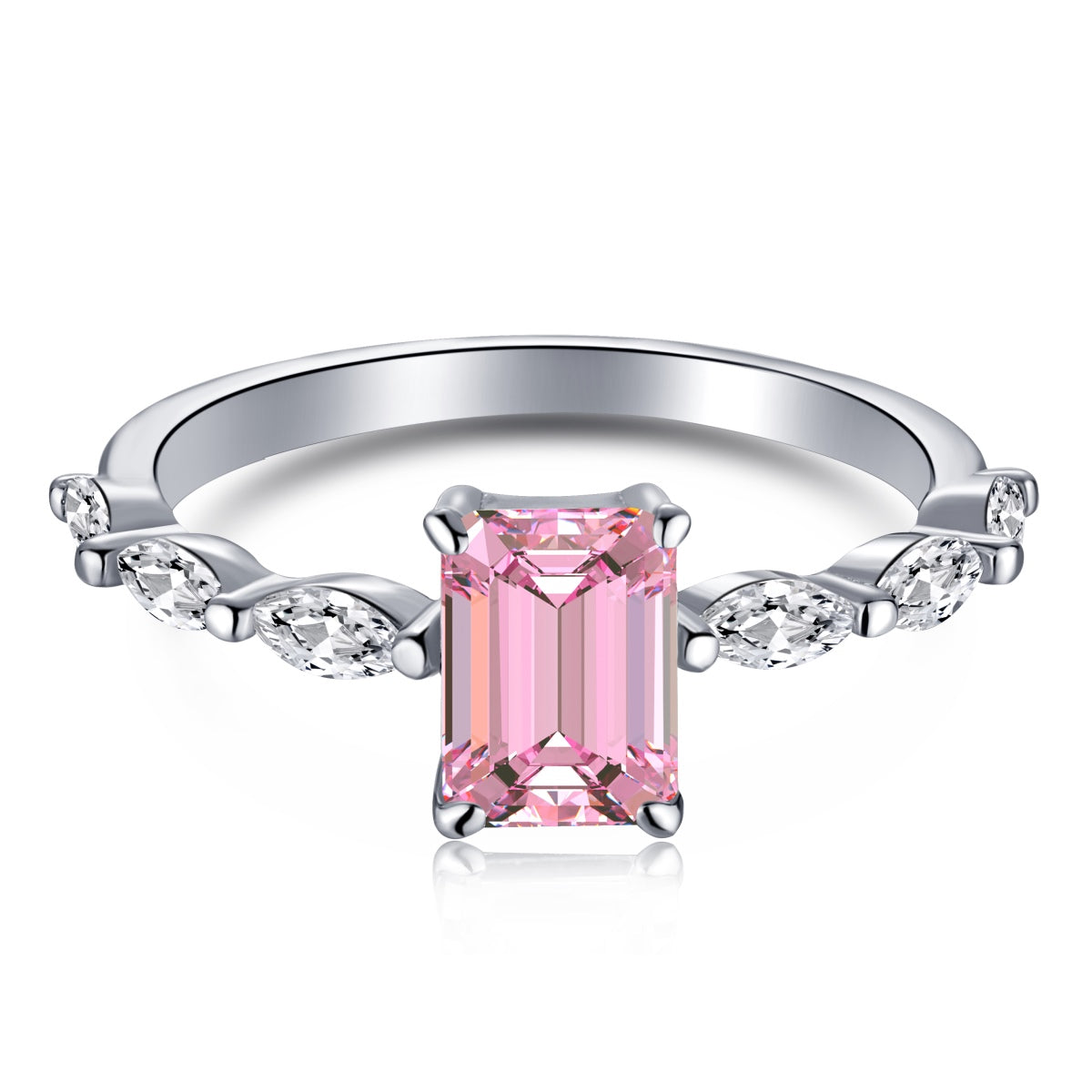 [Regal Gem Jewelry]1.0 Carat Dainty Resplendent Radiant Cut Daily Ring