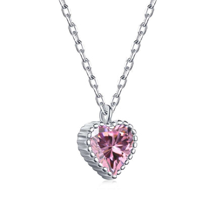[Regal Gem Jewelry]Ornate Heart Shape Necklace