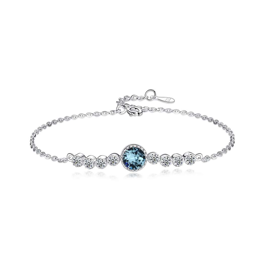 [Regal Gem Jewelry]Luxurious Heart Of The Ocean Bracelet