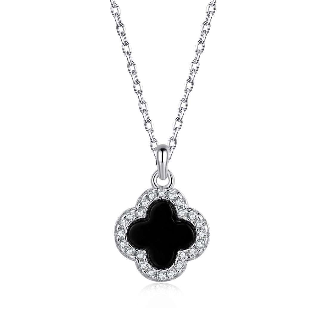 [Regal Gem Jewelry]Dainty Flower Shape Necklace