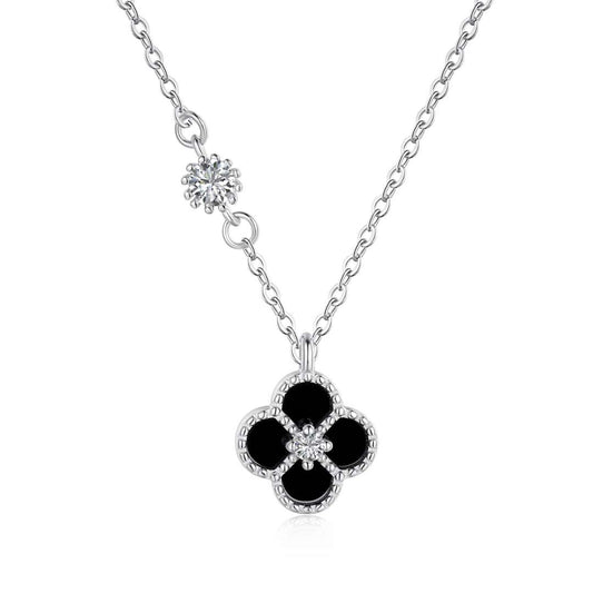 [Regal Gem Jewelry]Delicate Flower Shape Necklace